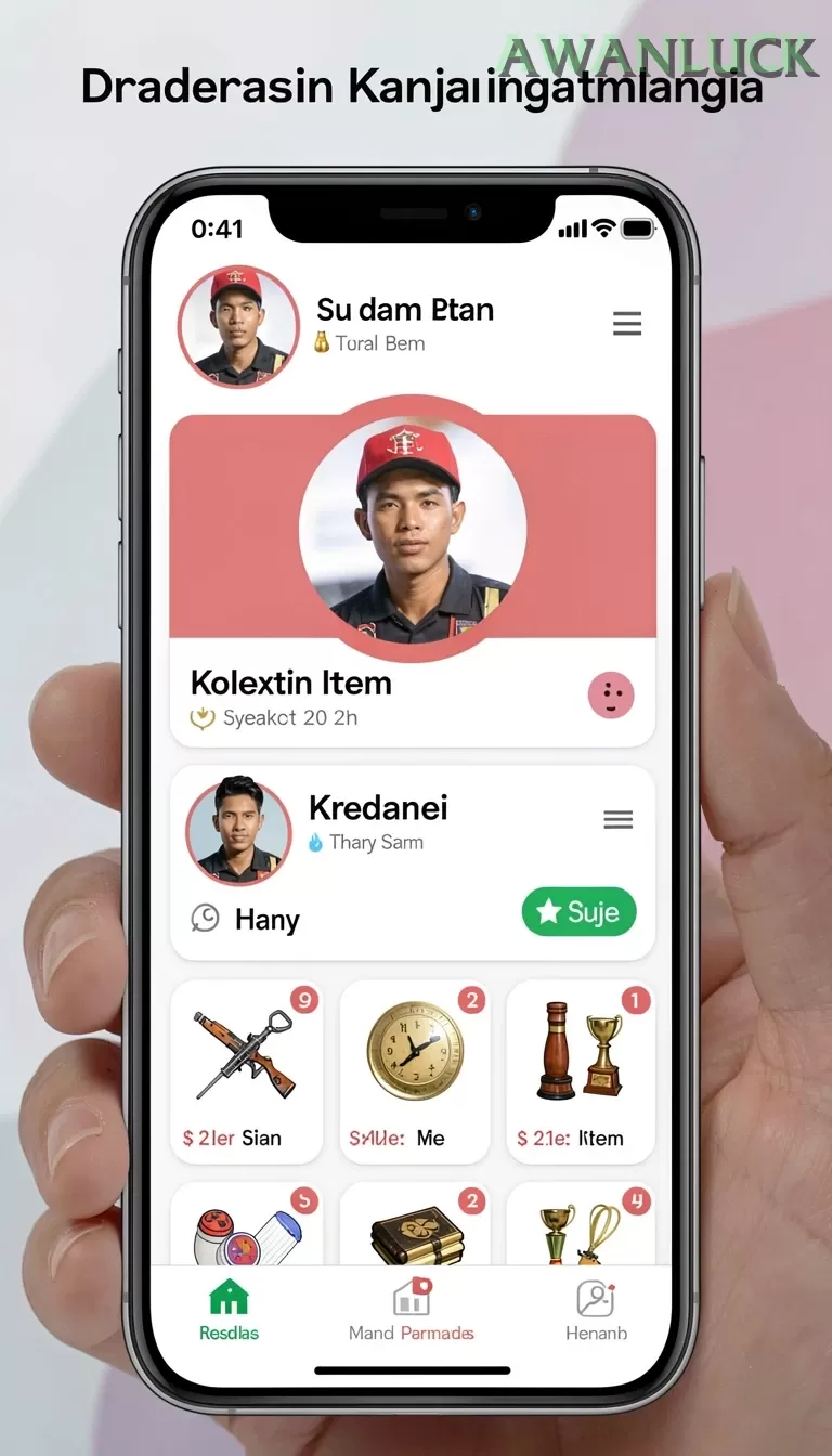 Cuplikan layar AT777 — aktivitas